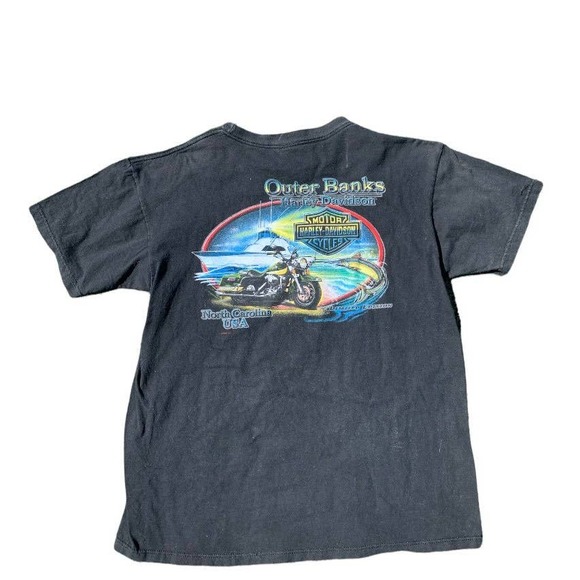 Vintage Harley-Davidson Wolf T-shirt size XL Bike made in USA 2000 - Picture 7 of 8